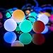Solar String Lights, Tesla's Outdoor Solar Powered Fairy Bubble Globe String Lights with 8 Lighting Modes for Patio,Lawn,Garden,Wedding,Holidays,Christmas Decoration