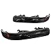 Spec-D Tuning Black Housing Clear Lens Bumper Lights Compatible with 1999-2002 Chevy Silverado, 2000-2006 Chevy Tahoe and Suburban 1500/2500, L+R Pair Assembly