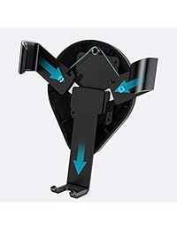 Soporte inalámbrico para cargador de auto, MTWhirldy 10W 7.5W Qi Fast Cargador inalámbrico para iphone Soporte para teléfono para automóvil X Compatible con iPhone Xs MAX XS XR X 8 Samsung Galaxy S10 S10 + S9 S8 Soporte para teléfono con ven