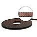 5m GT2 Timing Belt of New Upgrade+4Pcs Bore 5mm 20Teeth Timing Pulley Wheel+2pcs Belt Locking Spring for 3D Printer (Brown)