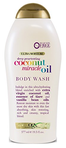 Ogx Body Wash Coconut Oil Miracle 19.5 Ounce (577ml) (2 Pack)