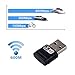 LURICO AC600Mbps Dual Band USB Wireless WiFi Network Adapter Maximum Speed up to 5G 433Mbps / 2.4G 150Mbps, Wireless Network Adapter for PC Desktop Laptop of Windows 10/8/7/Vista/XP, Mac OS
