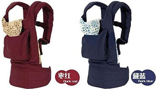 Hivel Front Back Baby Safety Carrier Infant Comfort Backpack Sling Wrap Harness - Dark Blue