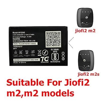 Navswa 2300mah Battery H12348 For Jio Wifi Dongle M2s Amazon In