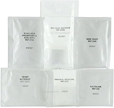 Ritchies Additive Pack 23L/5 gallons Yeast Nutrient Stabiliser Enzyme Finings