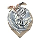YOUR SMILE Silk Like Scarf Square Satin Hair Scarf Fashion Neck Scarfs for Women 27'' x 27'' YOUR SMILE Silk Like Scarf Square Satin Hair Scarf Fashion Neck Scarfs for Women 27'' x 27''