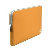 Case Star ® Neoprene Laptop Notebook Ultrabook Sleeve Case for Macbook Pro Air 11 /11.6-Inch and Other Brand 11 /11.6-Inch Laptop- HP Dell Toshiba ASUS Sony Lenovo Samsung (11 Inches-Orange with Gray Zipper)