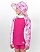 Tuga Girls Bucket Hat (UPF 50+), Blossom Pink, Large