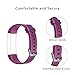Letsfit ID130Plus HR Replacement Bands, Adjustable Accessory Bands Fitness Tracker ID130Plus HR, ID130Plus Color HR, 4 Pack (Black, Blue, Purple, Grey)