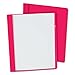 Oxford Clear Front Report Covers, Red, Letter Size, 25 per box (55811EE)