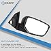 ECCPP Towing Mirror Compatible for 2008-2012 For Honda For Accord Sedan Power-Adjusting Manual-Folding Right Passenger Side Mirror