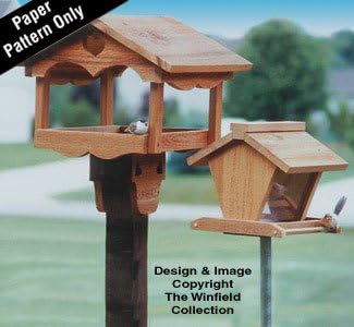 Amazon Com Bird Feeders Wood Patterns Arts Crafts Sewing