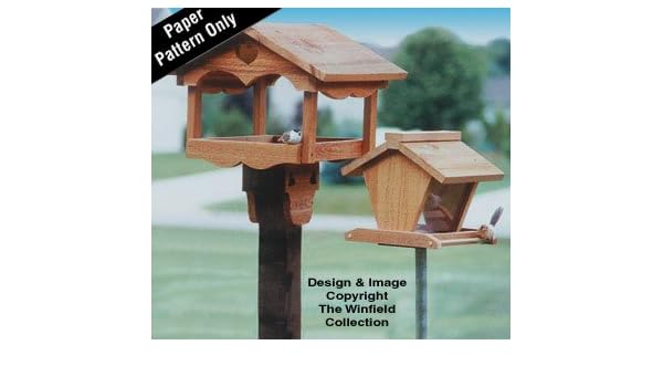 Amazon Com Bird Feeders Wood Patterns Arts Crafts Sewing