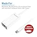 Macally USB-C to Ethernet Adapter - Thunderbolt 3 Port Compatible – RJ45 Gigabit LAN Network Port Converter for MacBook Pro 2017/2016, MacBook 12