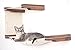 CatastrophiCreations Cat Mod Double Decker Wall-Mounted Hammock Lounger Shelving for Cats