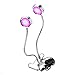 Dual Head 16W Led Plant Grow Light, 2 Level Dimmable Clip Grow Lamp Light with Flexible Gooseneck for Indoor Hydroponics Plants