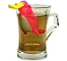 Happy Platypus Couple Tea Infusers- Funny Loose Leaf Tea Infuser, Strainer-Deep Tea Mug/ Cup Infuser- Great For Herbal Tea Or Mulling Spices-Top Quality Food Grade Silicone- Great Tea Gift Set Idea