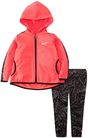 Amazon Co Jp Nike ナイキ 12ヵ月 4歳用サイズ 女の子用dri Fitフリースフード付きジャージ上下2点セット Black パーカー 出産祝い セットアップ ジョガーパンツ 18months 80 並行輸入品 服 ファッション小物