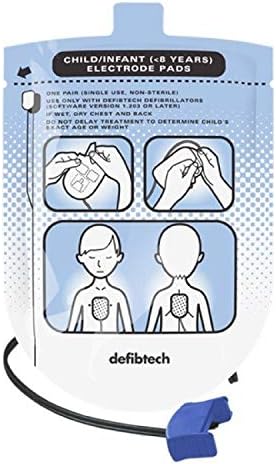 Defibtech Lifeline and Lifeline Auto Paediatric Electrode Pads