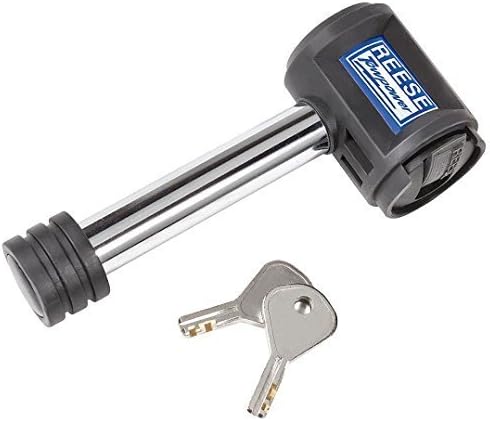 Reese Sleeved Receiver Lock 70546 1/2 or 5/8 Pin Locking Trailer Hitch by Hitch Pins