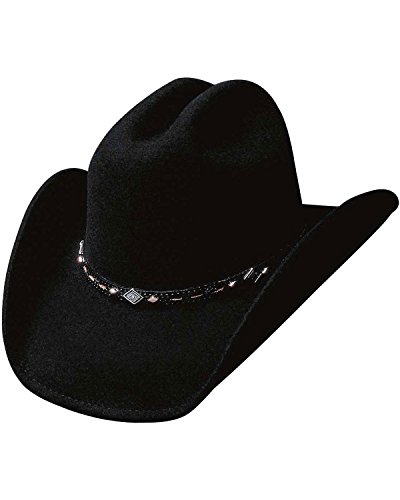 Bullhide Montecarlo Wagoneer Wool Hat Black Large