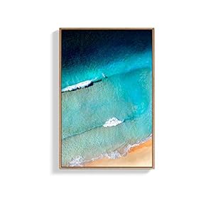 Framed Canvas Wall Art for Living Room, Bedroom Seaside Canvas Prints for Home Decoration Ready to Hang - 16x24 inches