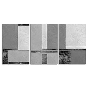 signwin-3 Piece Canvas Wall Art-Abstract Geometric-Canvas Prints Home...