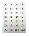 Harmonica Key Labels - 28 Count Deluxe