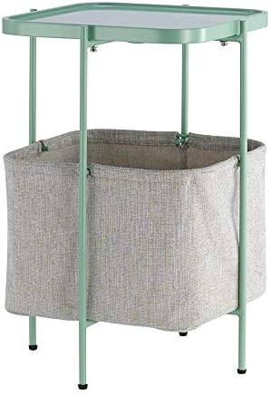 Amazon Com End Table Dfvv Tray Metal Sofa Table Small Rectangle Side Tables With Open Storage Bag Kitchen Dining