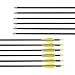 Fiberglass Arrows Archery 30 Inch Target Shooting Practice Arrows Recurve Bows Suitable for Children Woman Beginner(CT004,12PCS)