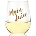 Mom Juice Wine Glass - Funny Gift for Wine Lovers - Mother, Sister, Friend, Birthday, Mother's Day, Christmas,17oz