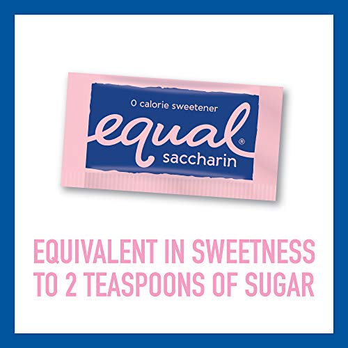image for EQUAL 0 Calorie Sweetener, Pink, Saccharin Sugar Substitute, Zero Calo