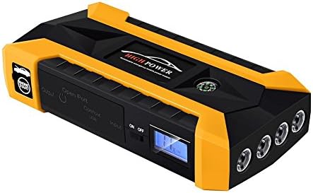 Katurn 12V Car Jump Starter, 600A Peak 20000mAh (Up to 6.0L Petrol or 4.0L Diesel), Car Emergency Starter Power Supply with LCD Display, Smart Jumper Cables and Flashlight