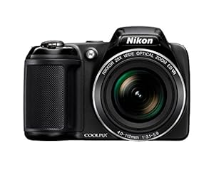 Nikon Coolpix L340 20.2 MP Digital Camera with 28x Optical Zoom and 3.0-Inch LCD (Black)