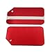 Aluminum Luggage Tag for Luggage Baggage Travel Identifier by LKERLAN (Red 2pcs)