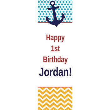 Amazon Com Sail Away Personalized Vertical Banner Health