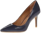  Calvin Klein Women's Gayle Pump, Navy Leather - 7 B(M) US