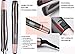 LONHEO Professional Hair Straightener 2 in 1 Curling Flat Iron Ceramic Twisted Straightening Iron with LCD Display,Dual Voltage,Auto Shut-off and Adjustable Tempthumb 1