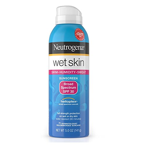 Neutrogena Wet Skin Sunscreen Spray, SPF 30, 5 Ounce