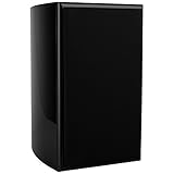 Dayton Audio TWC-0.75BK 0.75 cu. ft. 2-Way Curved Speaker Cabinet Gloss Black