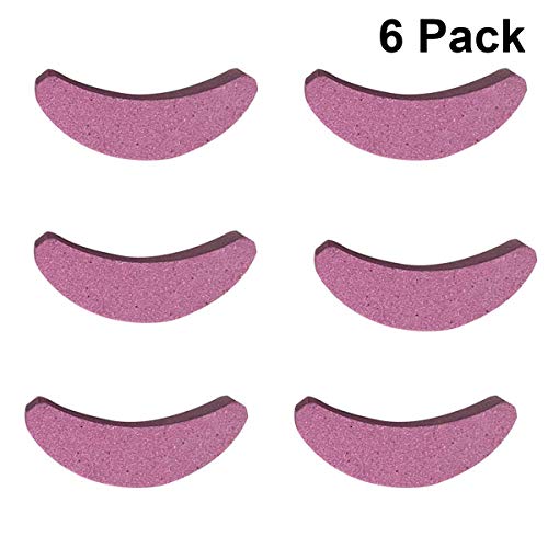 Chainsaw Teeth Sharpener Grindstone 6 Pack Sharpening Stone Whetstone Replacement for Portable Proprietary Bar-Mount Saw Chain Sharpener of 14/16/18/20-inch Chainsaw and Petrol Saw On The Job Replacem
