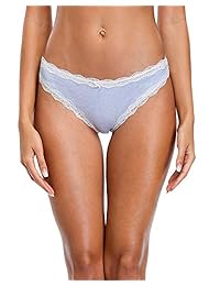 ALove - Bragas de bikini de algodón para mujer, cómodas, bragas de encaje, paquete de 4