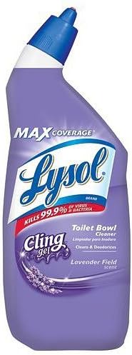 14 x Lysol Cling Gel Toilet Bowl Cleaner, Lavender 24 oz (709 ml)