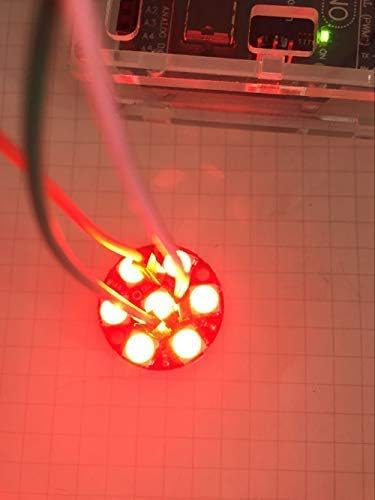 Stemedu 7 Bits WS2812 5050 RGB LED Pixel Lamp Ring Panel Module Light 5V WS2812B Circle Magic Color Black with Integrated Drivers - Image 5