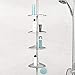 Better Living Products 70030 Ulti-Mate Shower Pole Caddy, Satin Silver