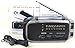 Kaito KA370 Voyager Solar/Crank AM/FM/SW NOAA Weather Radio with 5-LED Flashlight, Black