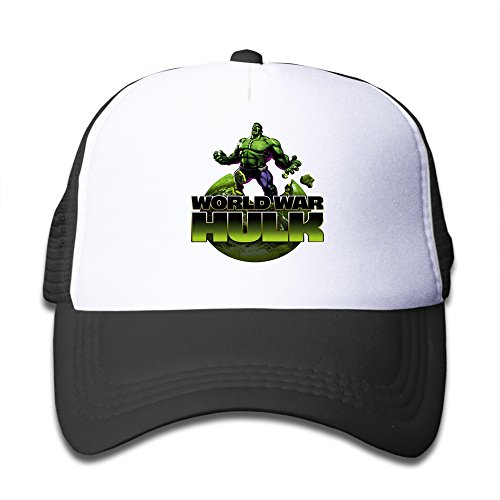 Kid's Boys And Girls Cool The Incredible Hulk Baseball Caps Black