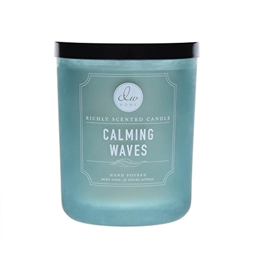 DW Home Decoware Richly Scented Candle Large Double wick 15oz Calming Waves Beachfront Decor