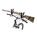 Cycle Force Handle Bar Mount Gun N' Bow Rack, Black
