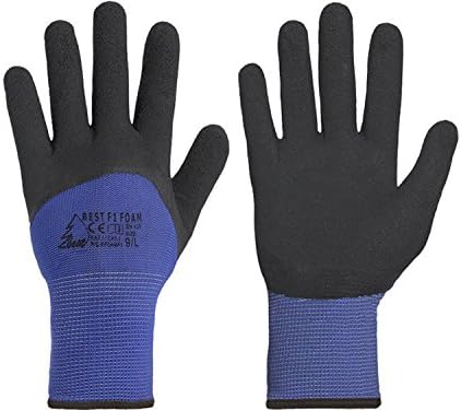 Gloves For Work Men 2 pairs Sizes-Large 9,Very Flexible,Foamed Latex,Best Grip,Resistant to Abrasion.